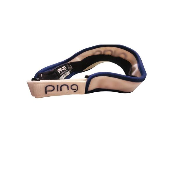 Ping Cream and Blue Visor Hat - Picture 3 of 7